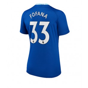 Chelsea Wesley Fofana #33 kläder Kvinnor 2022-23 Hemmatröja Kortärmad